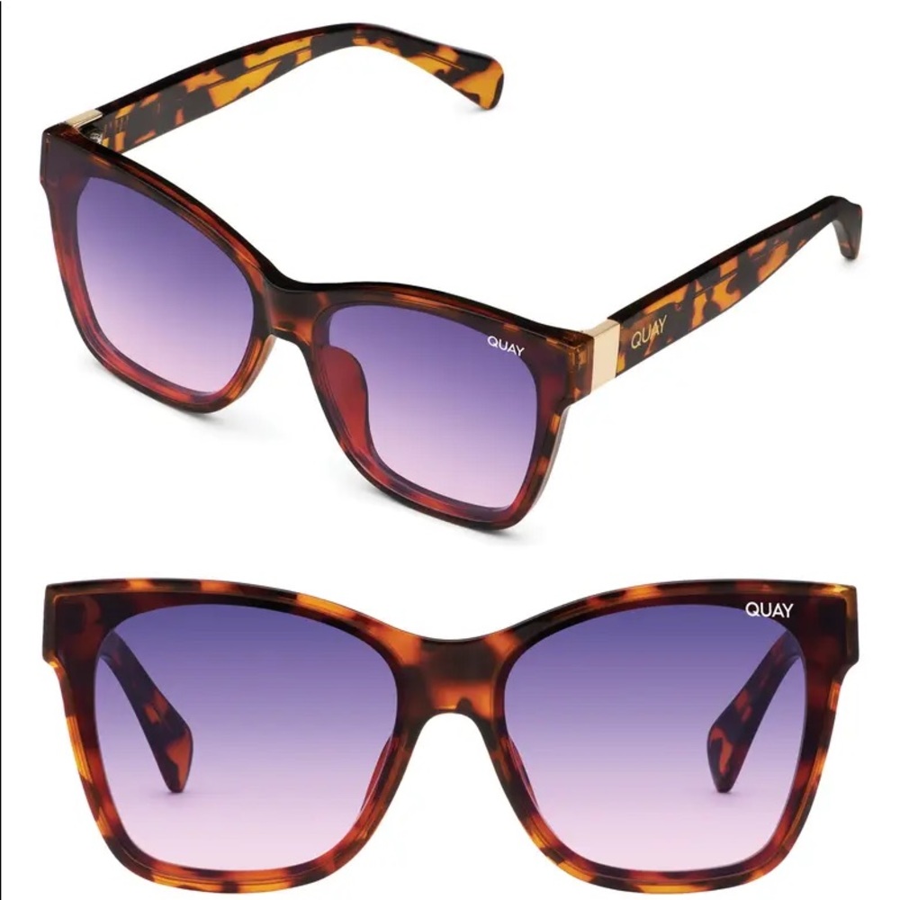 Quay x Lizzo After Party Purple/Tort Sunglasses
